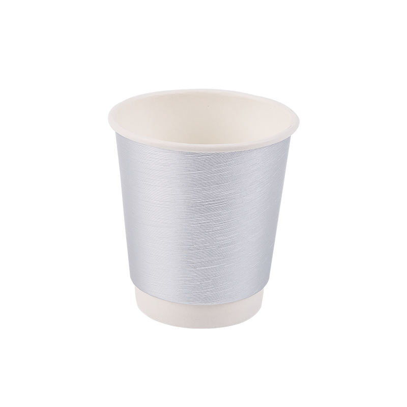 8oz Cangkir Kertas Dua Lapis Biodegradable Sekali Pakai