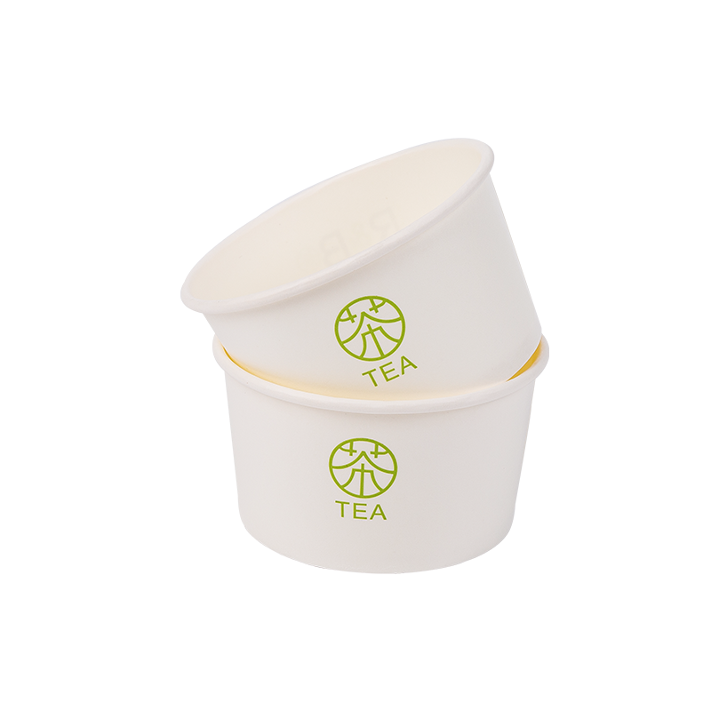 8oz Cangkir Es Krim Kertas Biodegradable Sekali Pakai