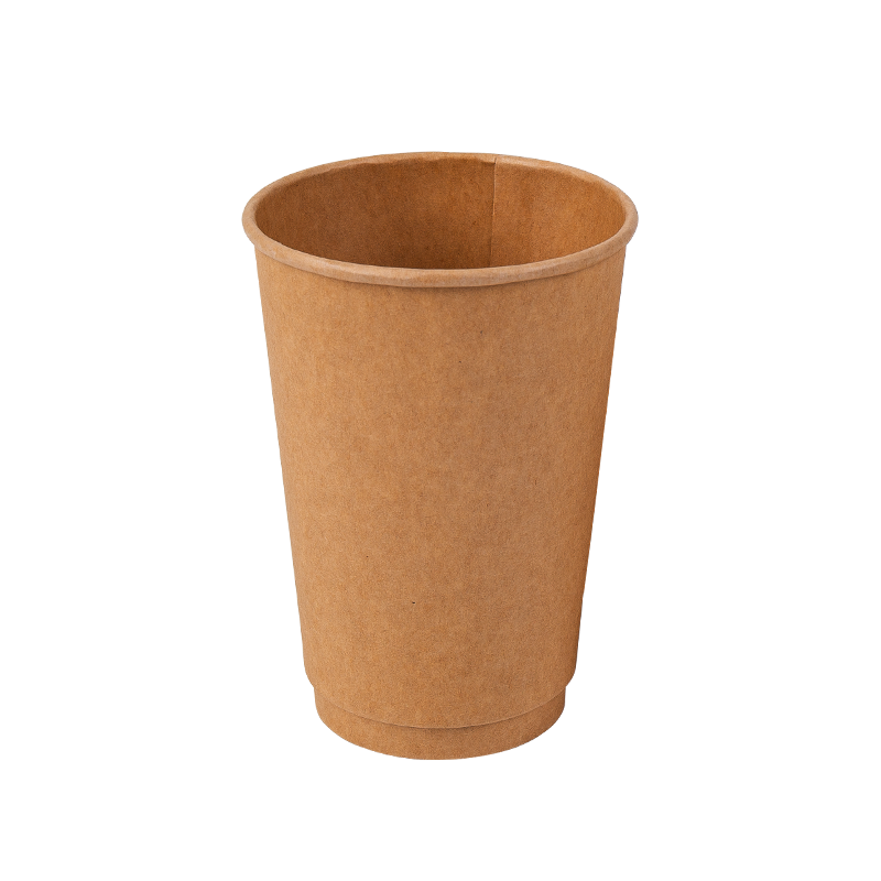 20oz Cangkir Kertas Dua Lapis Biodegradable Sekali Pakai